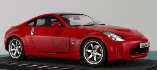 Ниссан 350z красный
