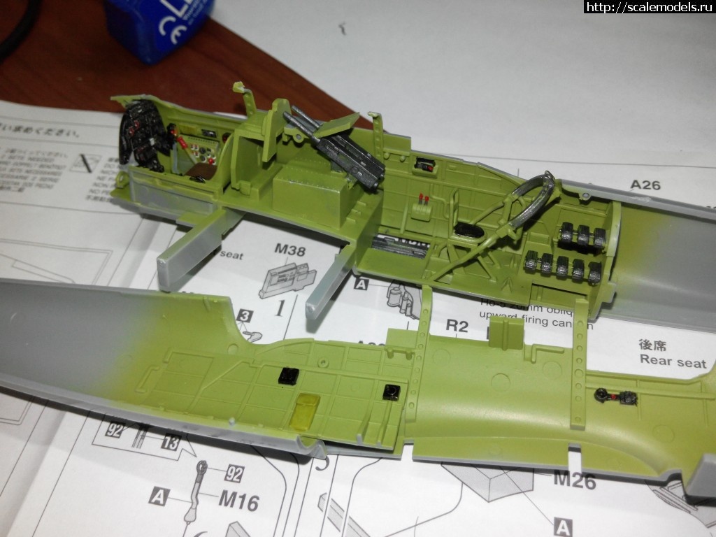 1453367873_IMG_20151108_175045.jpg : Kawasaki Ki45Kai Tei  1/48 Hasegawa !  