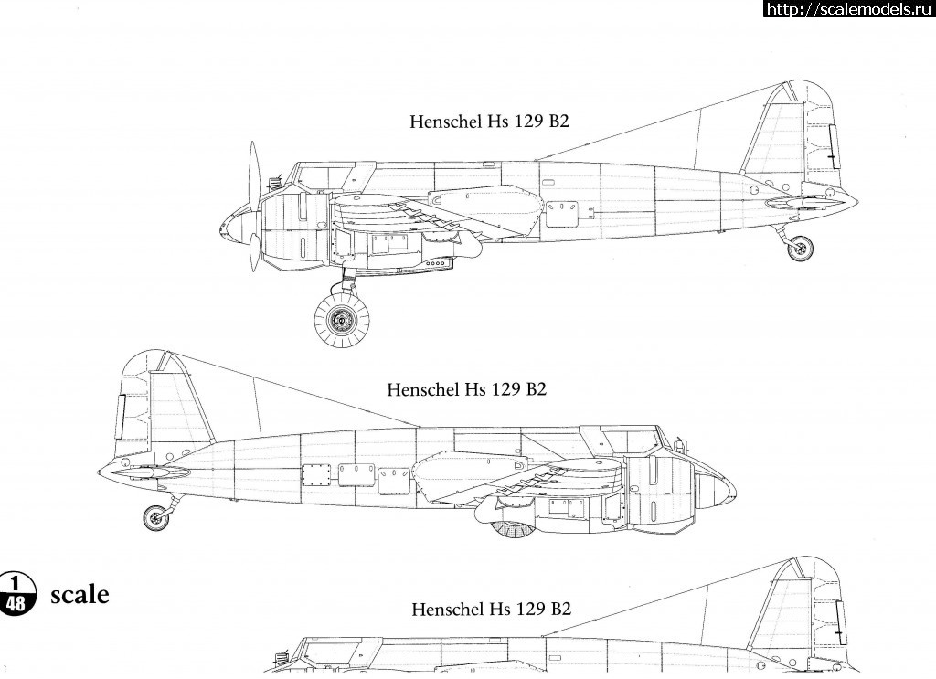 1454681951_1330686195_03.jpg : #1223389/ Italeri 1/72 Henschel Hs129B-2 Panzer...(#9475) -   