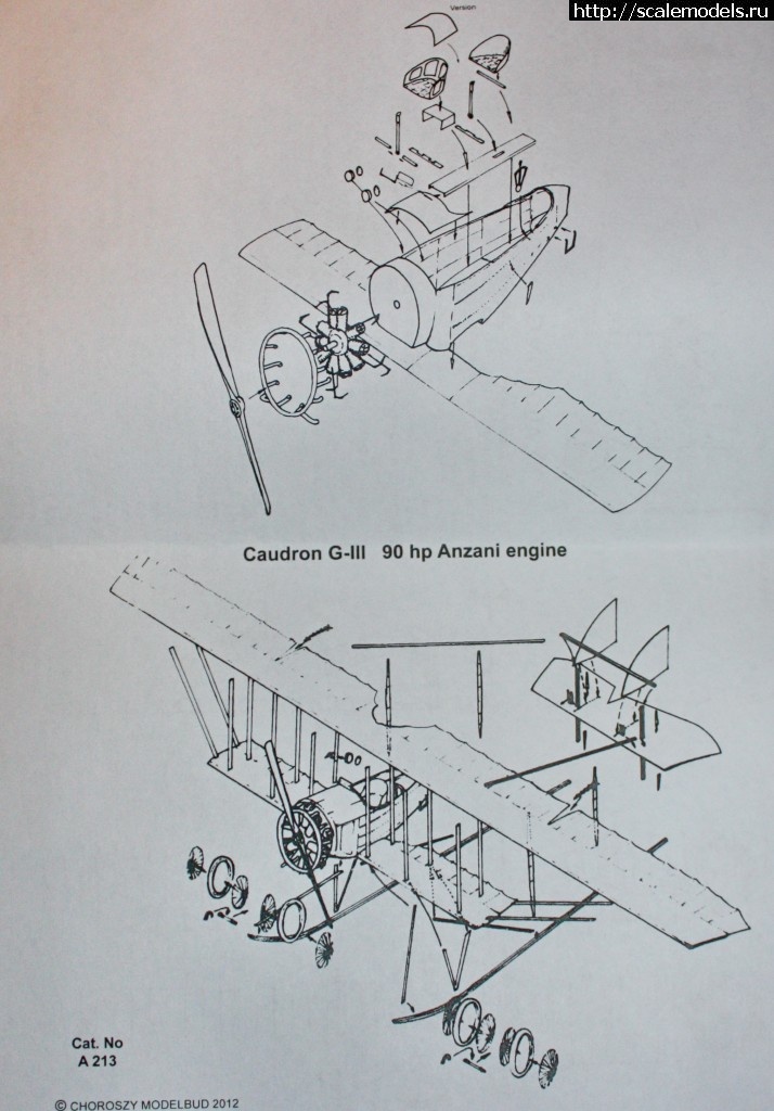 1456949074_64.jpg : #1233301/ Caudron G.III Anzani engine 1/72 Choroszy Modelbud  