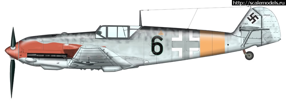 1460910582_Bf109T2_black6_11JG11_christmann_sm.jpg : #1253095/ Bf-109T-2 (1/48)  "Hasegawa" -   