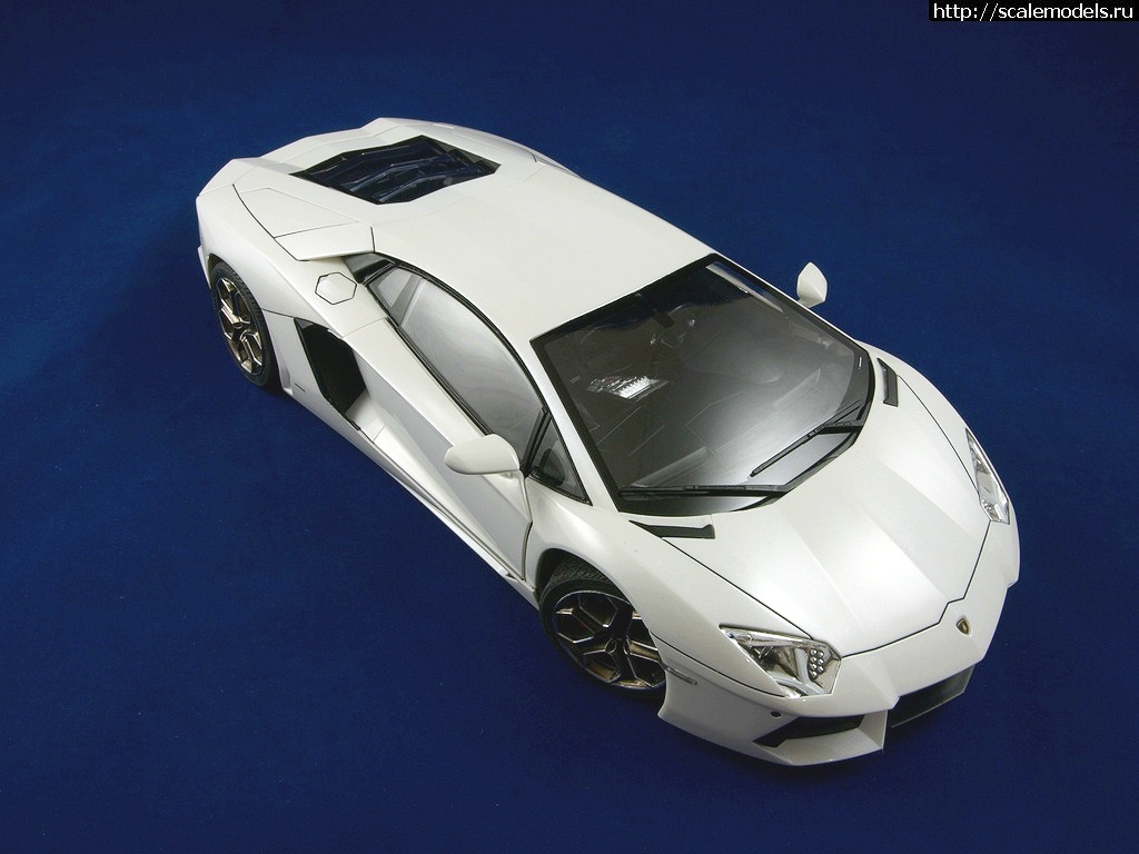 1461010171_01.jpg : #1253487/ Aoshima 1/24 Lamborghini Aventador(#9833) -   