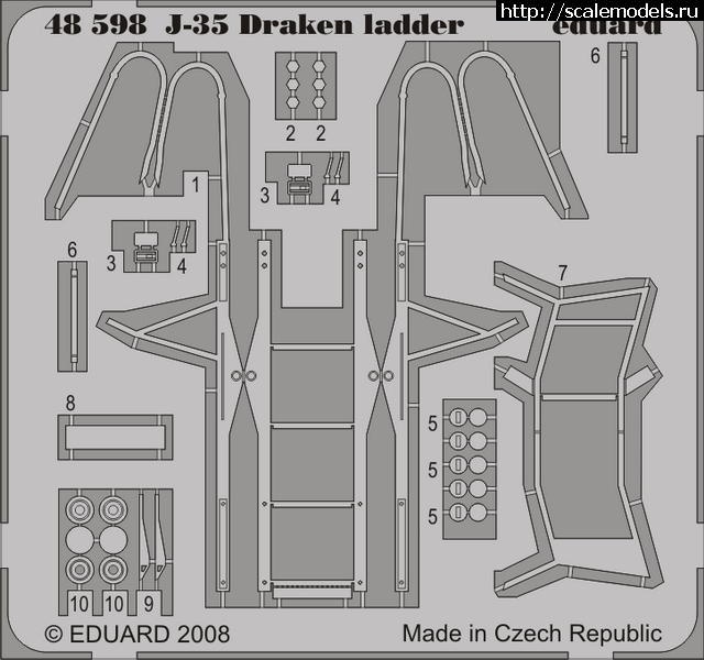 1470839692_48598.jpg :   J-35 Draken ladder 1/48  