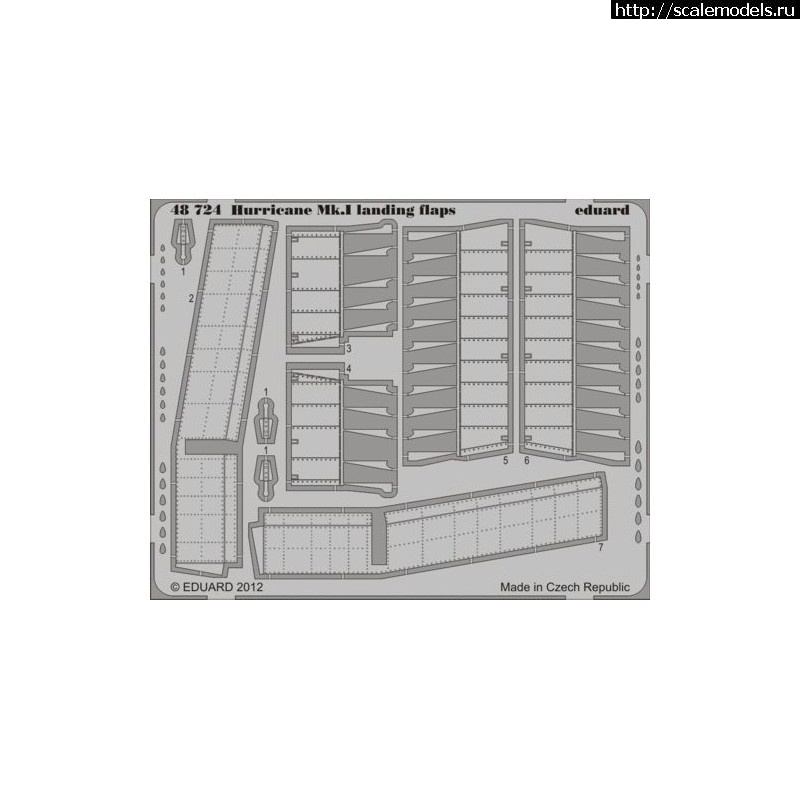 1485954410_eduard-ed48724-hawker-hurricane-mk-i-landing-flaps-designed-to-be-used-with-italeri-kits-.jpg : #1340170/  Hurricane Mk.1 LE-A P2961  1/48 Italeri  