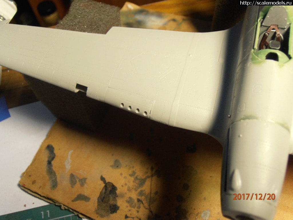 1487535860_PC202395.JPG : #1348373/  Hurricane Mk.1 LE-A P2961  1/48 Italeri  