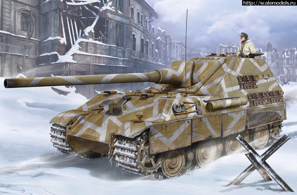 1505190772_valery-petelin-jagdpanther-ii-1.jpg : #1413559/ Amusing Hobby -1/35- JagdPanther II   