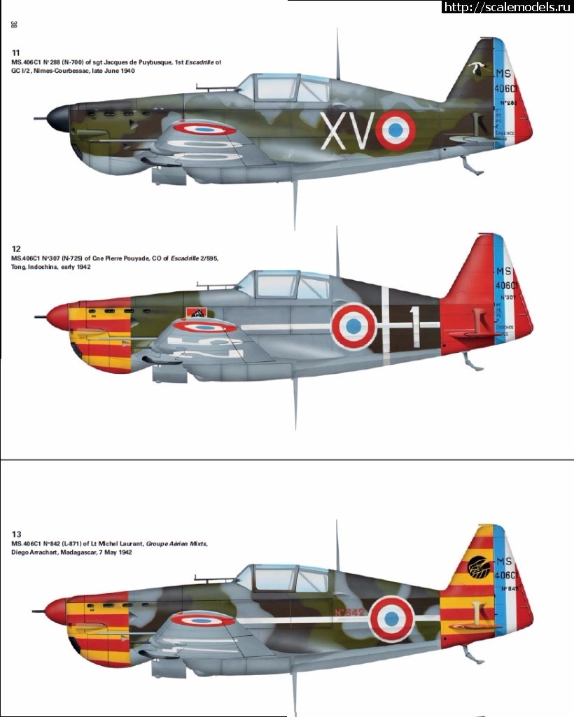 1507746818_ms_406_09.jpg : #1422106/ Morane-Saulnier MS-406 C1  AZmodel 1/48.  