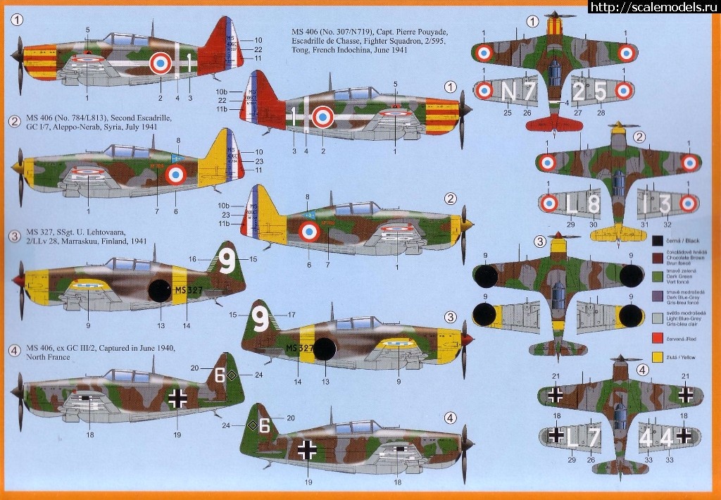 1507746819_Rsm-Morane-Saulnier-406-I.jpg : #1422106/ Morane-Saulnier MS-406 C1  AZmodel 1/48.  