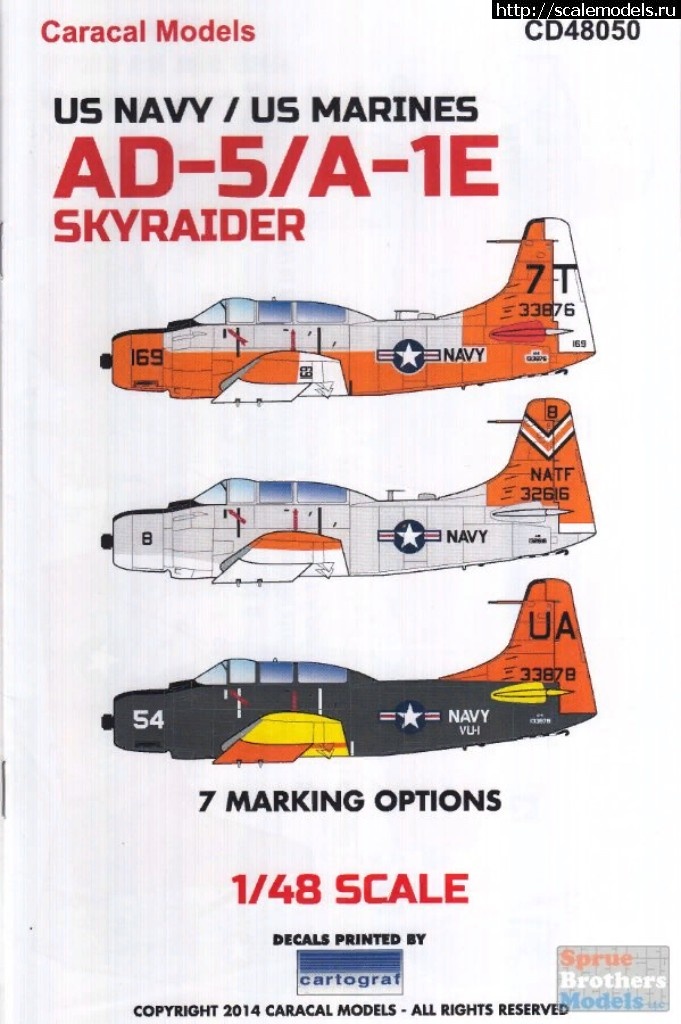 1508871430_carcd48050.jpg : #1425745/ 1/48 Revell AD-5/A-1E  