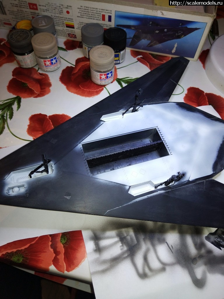 1513537085_IMG_20171217_235720.jpg : #1440064/ F-117A " " 1/48 Academy  