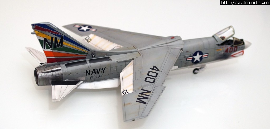 1520938940_8ZtATAaJrpM.jpg : Eduard/Hasegawa 1/48 F-8 Crusader  