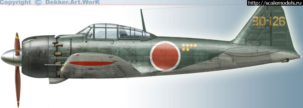 1539697036_Mitsubishi-A6M2-21-Zero-JNAF-302Kokutai-3D-126-Akamatsu-Atsugi-AF-1945-0A.jpg : #1510518/ A6M5 1/32 Tamiya  