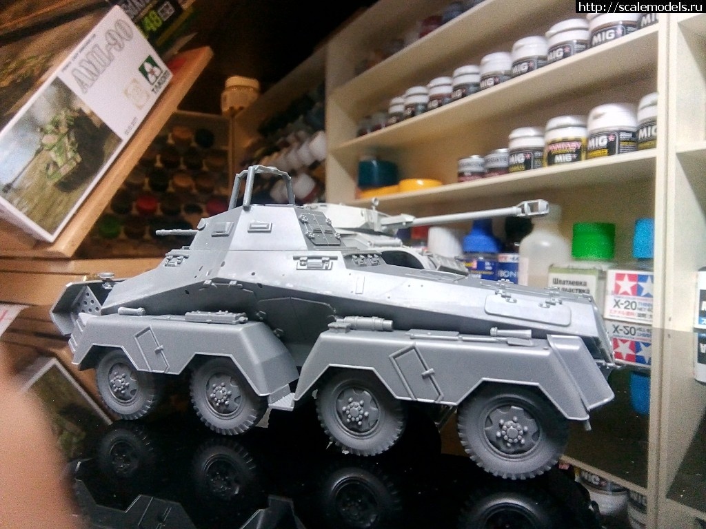 1545596482_IMG_20181008_032244.jpg : #1523974/ Tamiya 1/48 Sd.Kfz.232 -   