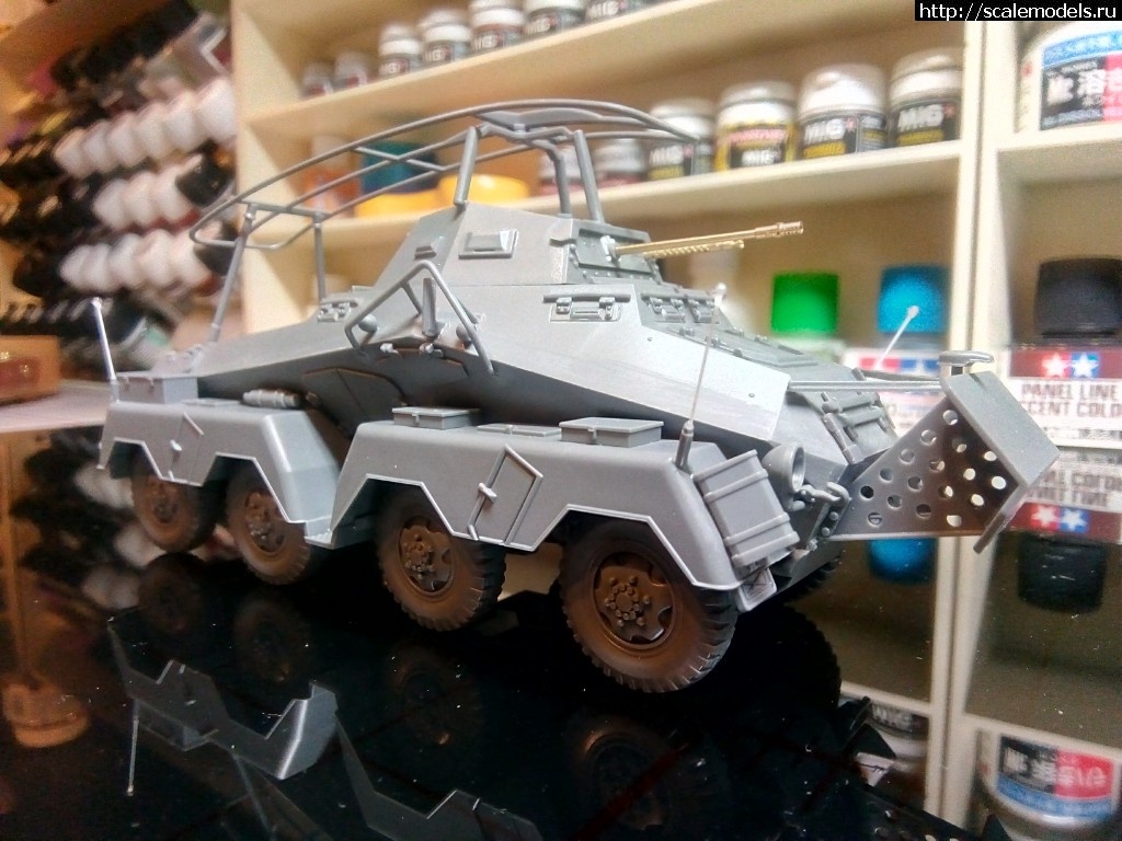 1545656548_IMG_20181206_034114.jpg : #1524074/ Tamiya 1/48 Sd.Kfz.232 -   