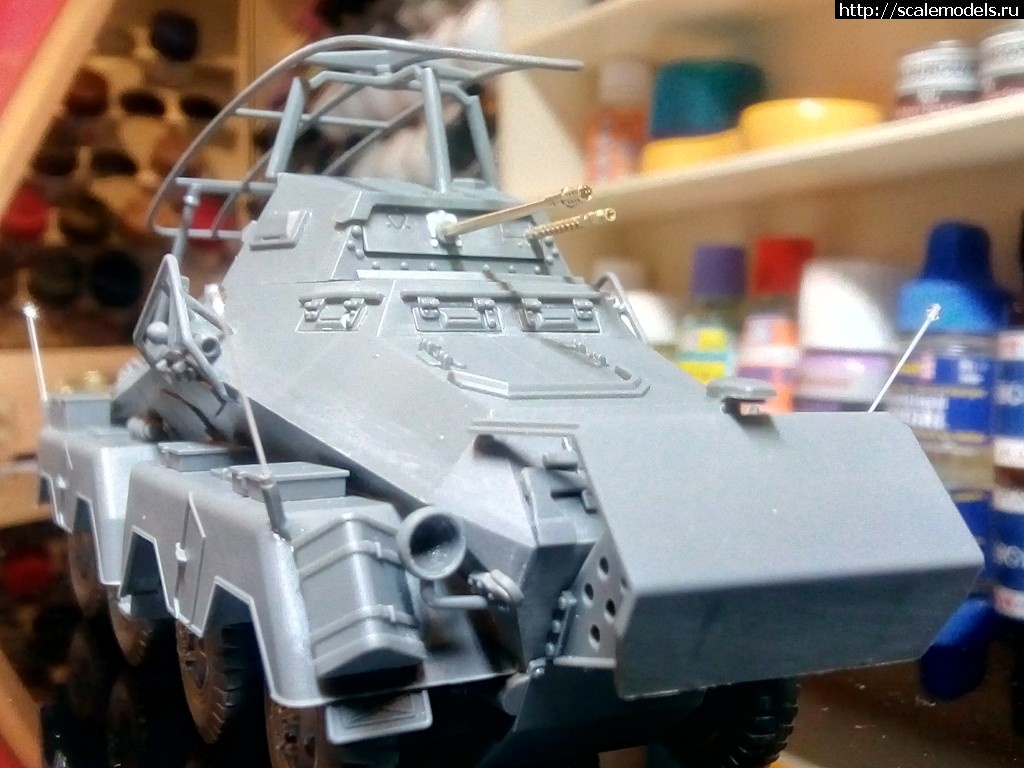 1545656549_IMG_20181206_034137.jpg : #1524074/ Tamiya 1/48 Sd.Kfz.232 -   