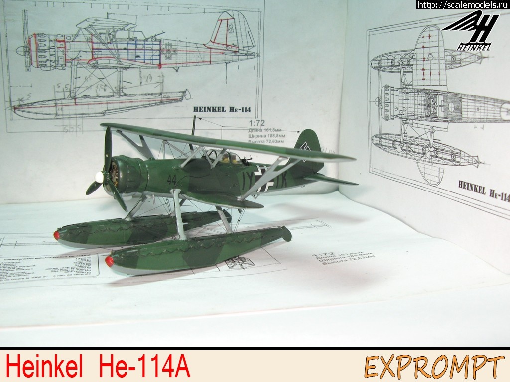 1550142811_1.jpg : #1536365/ Heinkel He 114A  Mach2 1:72 -  !!!    