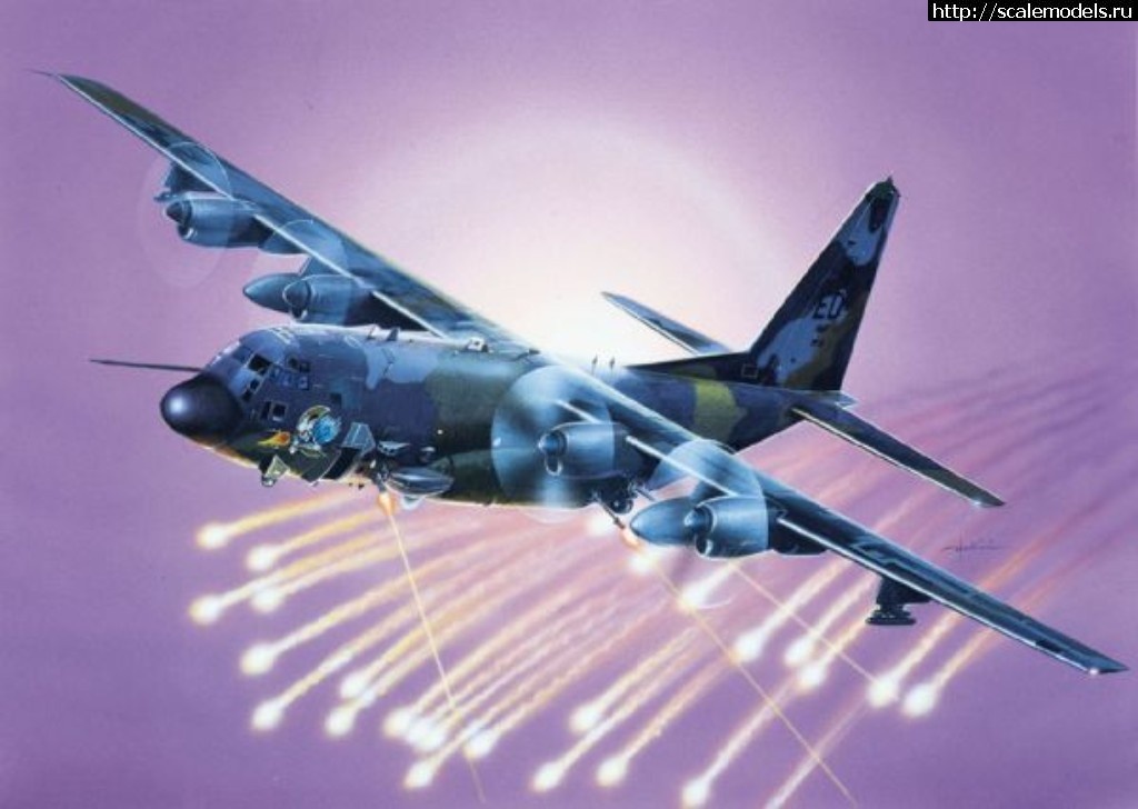 1550827228_114_rd.jpg :   Italeri 1:48 AC-130U Spectre Gunship  