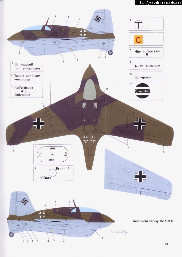 1572176607_skhema-okraski-me-163-1.jpg : Re: Meng 1/32 Me-163 B1 Komet/ Meng 1/32 Me-163 B1 Komet(#13566) -   