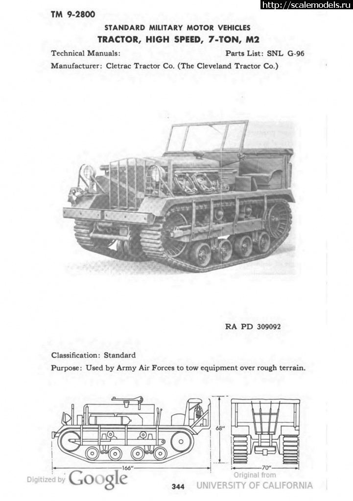 1581431485_Pages-from-TM9-2800_Page_1.jpg : #1601004/ M2 High-Speed Tractor  1:48 -    