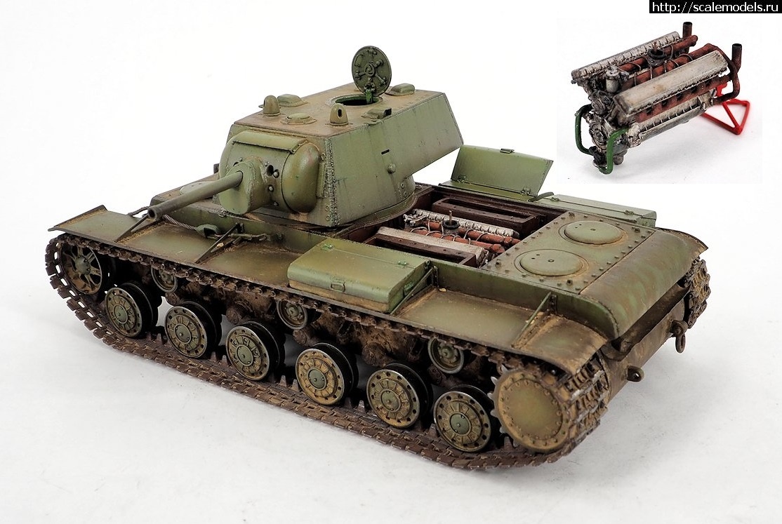 1582373973_PB091398.JPG : #1603111/ -1 (HOBBYBOSS 1/48 KV-1)  