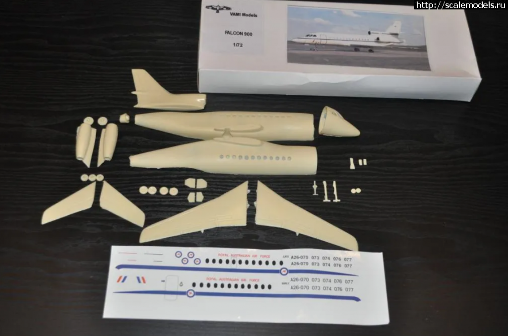 1584112390_657657.png : #1606576/  Amodel 1/72 Falcon 50 (#12792) -   
