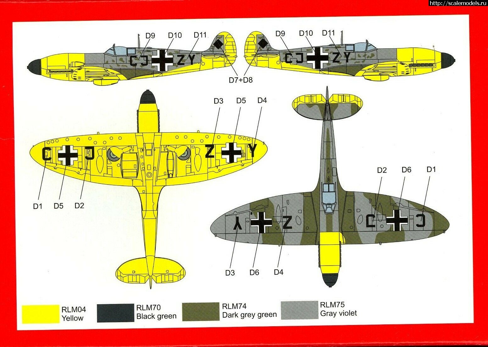 1585841019_s-l1600.jpg : #1610534/ Italery 1/72 Spitfire Mk.VB   DB-605A - !  