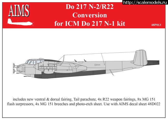 1588670993_db_48P013-label1.jpg :   ICM - WWII German Night Fighter/   ICM - WWII German Night ...(#14736) -   