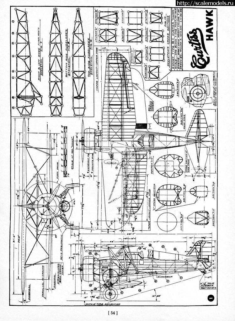 1593696399_stranicy-iz-ScaleModels_Wylam_1.jpg : #1629493/ Curtiss Hawk lll 1:48 Freedom Models kits.    