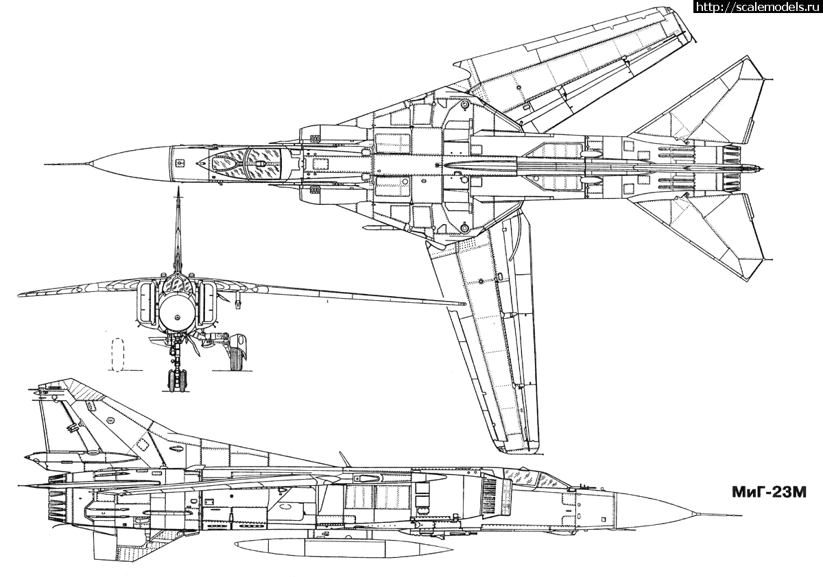 1596808954_mig23m-1.gif : #1635396/ Trumpeter 1/48 -23(#14399) -   