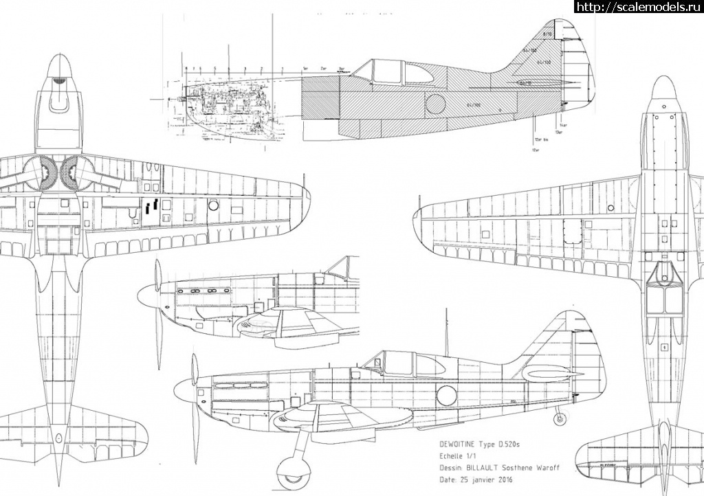 1599209253_d520_i11.jpg : #1640240/ D-520 France Vichy goverment 1/72 Hobby Boss   