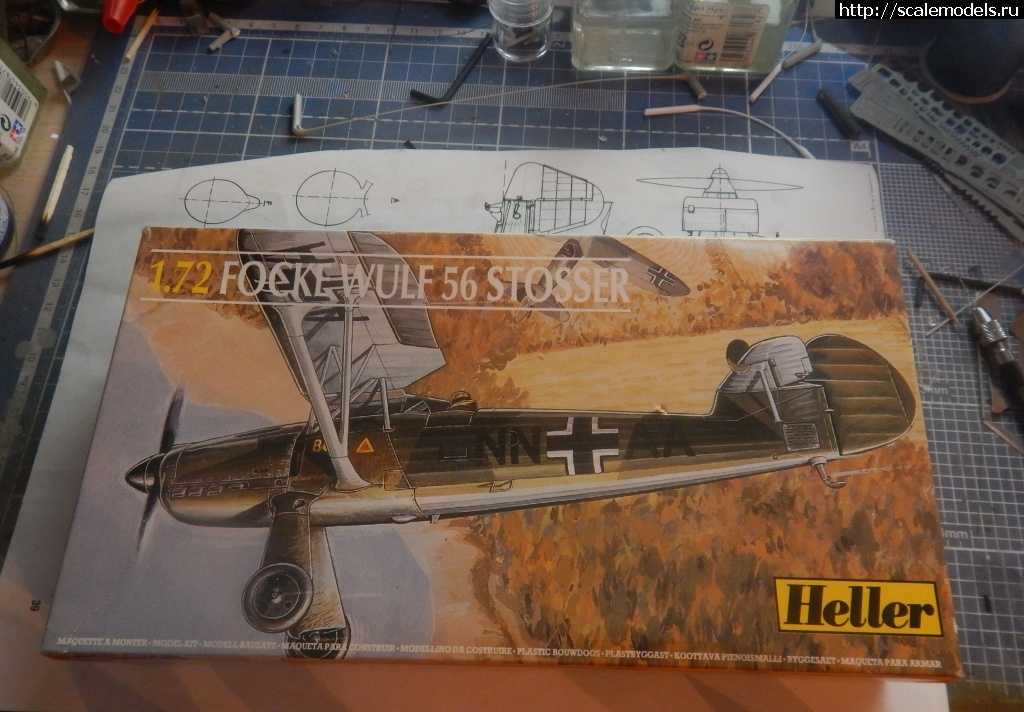 1607607349_DSCN4276.JPG : Focke Wulf 56  1/72 ( Heller)  