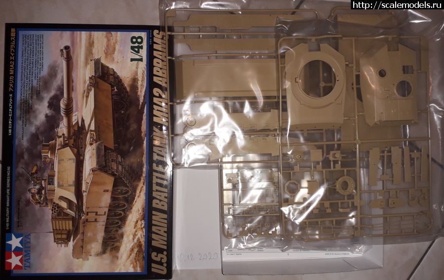 1607639271_abrams48.jpg : M1A2 Abrams Tamiya 1:48    