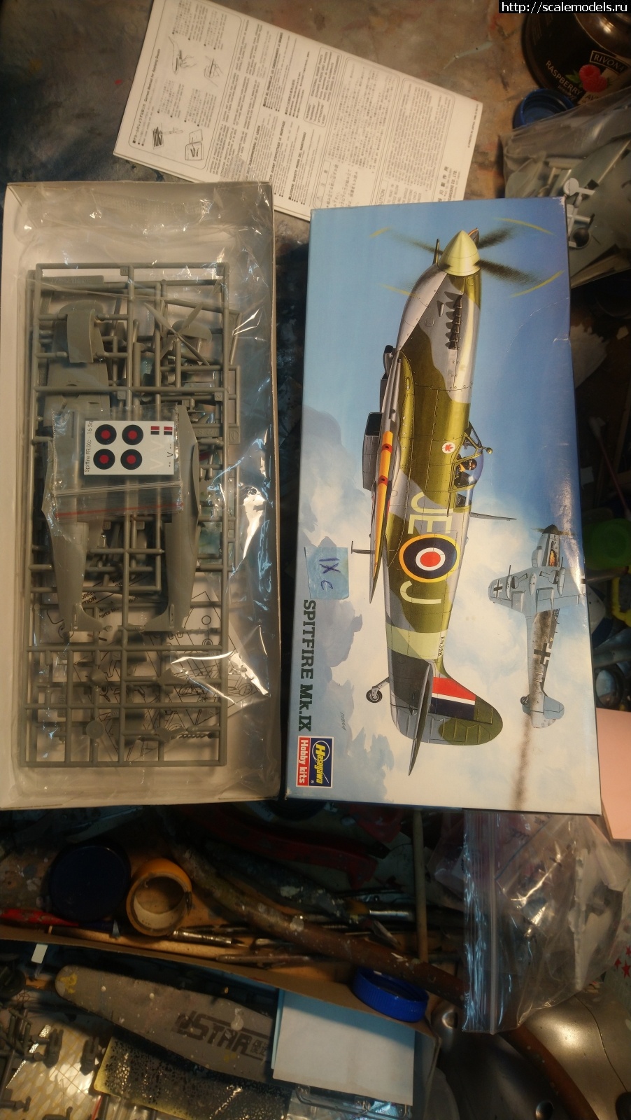 1636586951_DSC_0101.JPG : Spitfire FR Mk.IXC 1/72 Hasegawa   