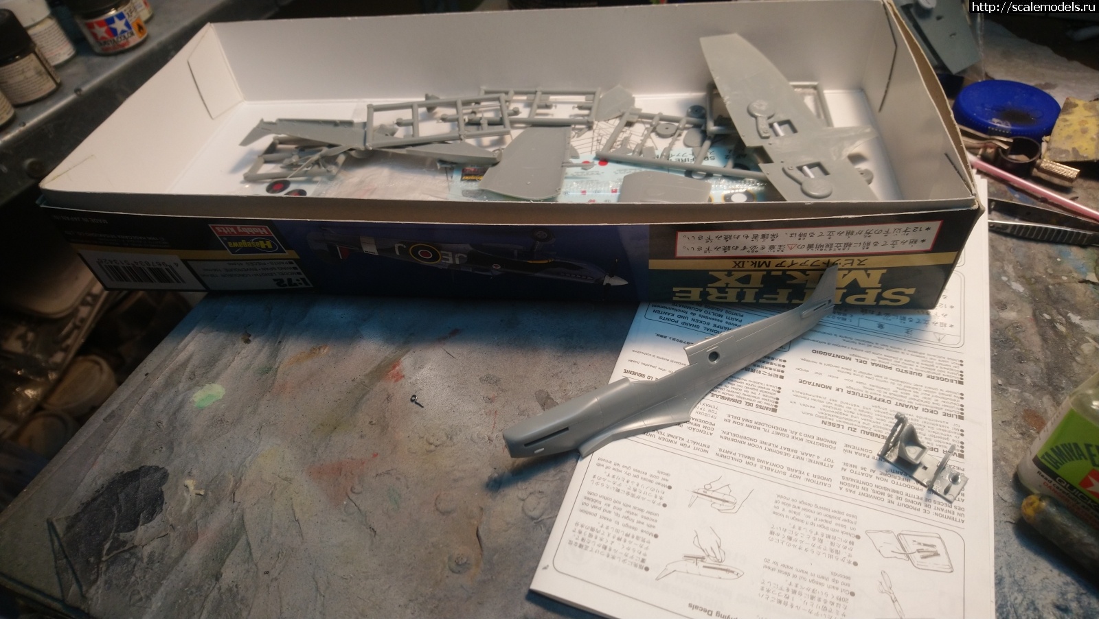 1636657135_16366571147738227527929618071373.jpg : Spitfire FR Mk.IXC 1/72 Hasegawa   