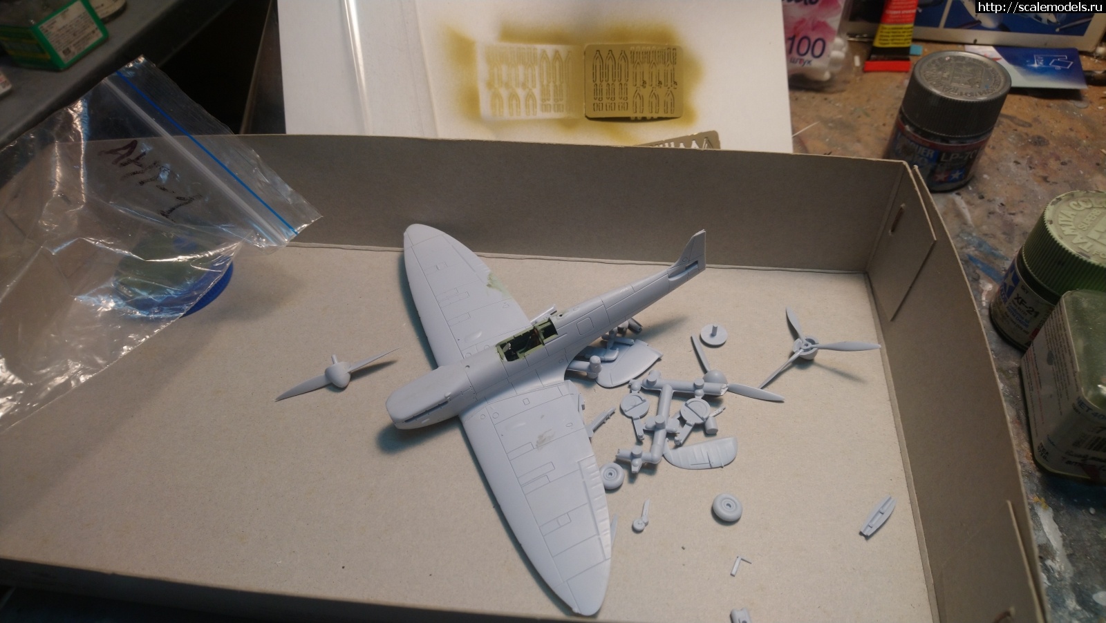 1637607561_16376075345107514450785486461508.jpg : #1712769/ Spitfire Mk.I early 1/72 Airfix   