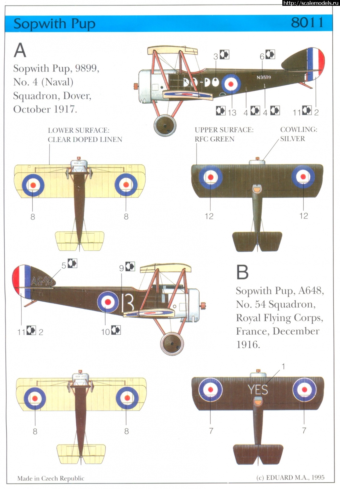 1646168722_vkladysh---verkh.jpg : Sopwith Pup - Eduard 1:48 -   