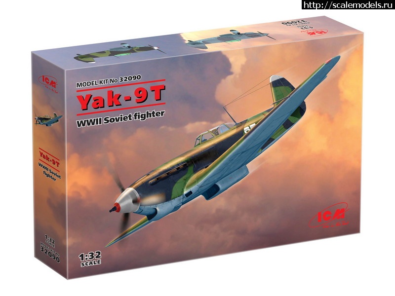 1662797951_32090.jpg : ICM 32090 - 1 32 Yak-9T  