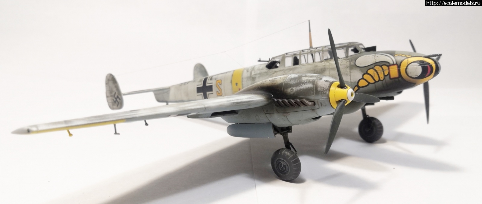 1666358291_InShot_20221021_175901328.jpg : #1758132/ Bf-110 c-6 Eduard 1/72 .  
