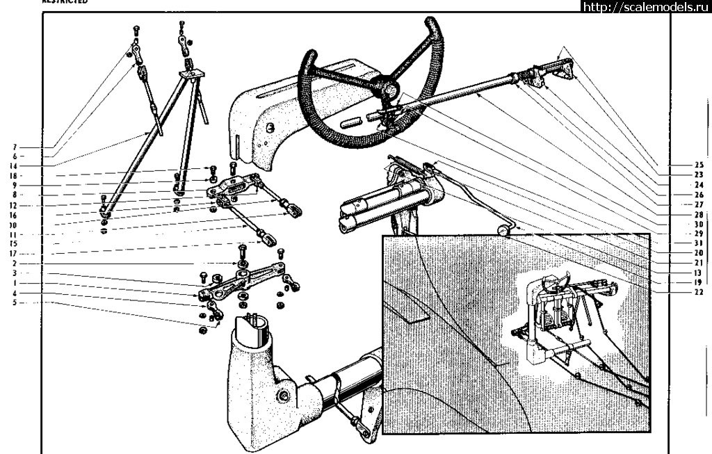 1684567454_Ventura_Control_Column_Drawing-2.jpg : #1787230/ PV-1 VENTURA 1/48 Revell  