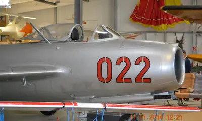 Миг-15, Luftfahrtmuseum Hannover-Laatzen, Германия
