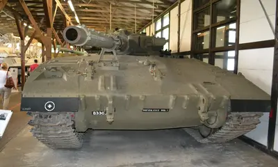 Израильский танк Merkava Mk.1, танковый музей город Munster Германия.