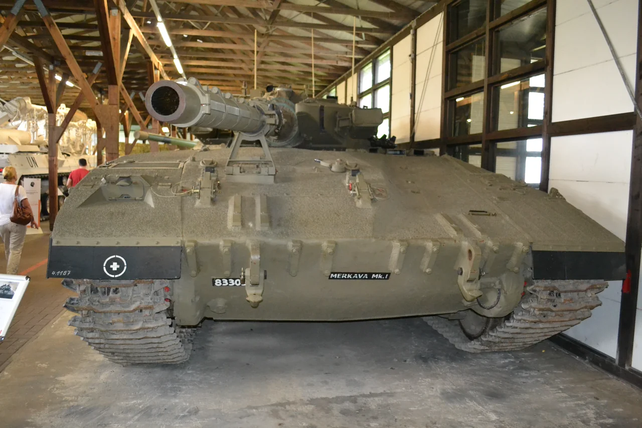 Израильский танк Merkava Mk.1, танковый музей город Munster Германия.