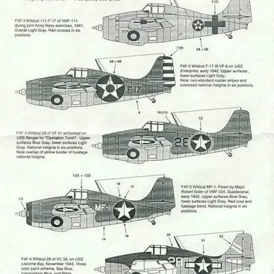 Grumman F4F Wildcat - Scale 1/72