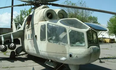 Ми-24А (Киргизский авиационный колледж)