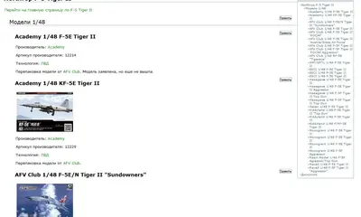 Northrop F-5E/F Tiger II
