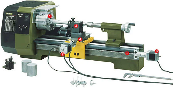 Токарный станок по металлу с ЧПУ
